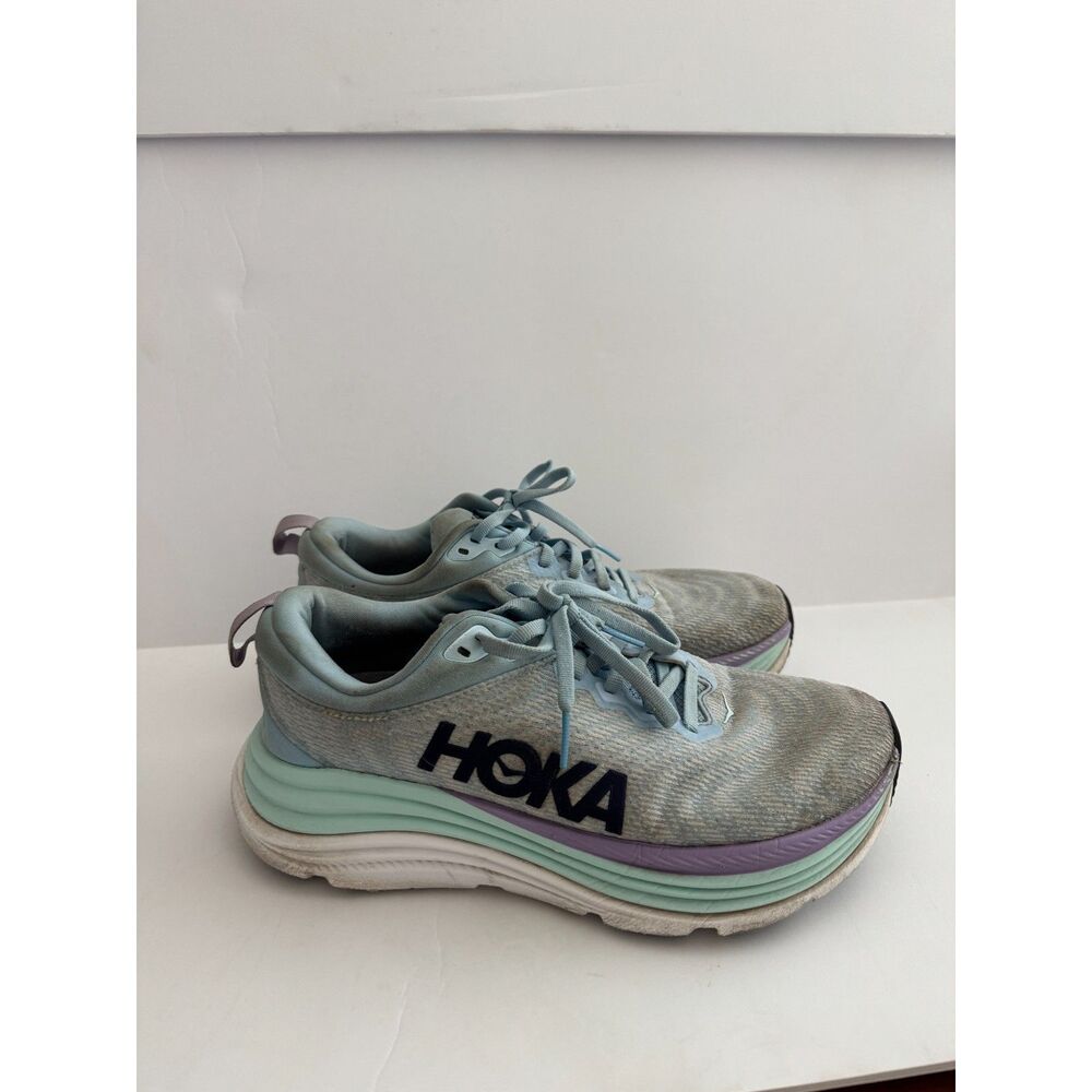 Hoka Women's Gaviota 5 Running Shoes 7.5 Size Blue & Purple